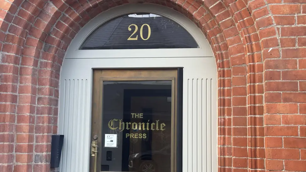The Chronicle Press entrance